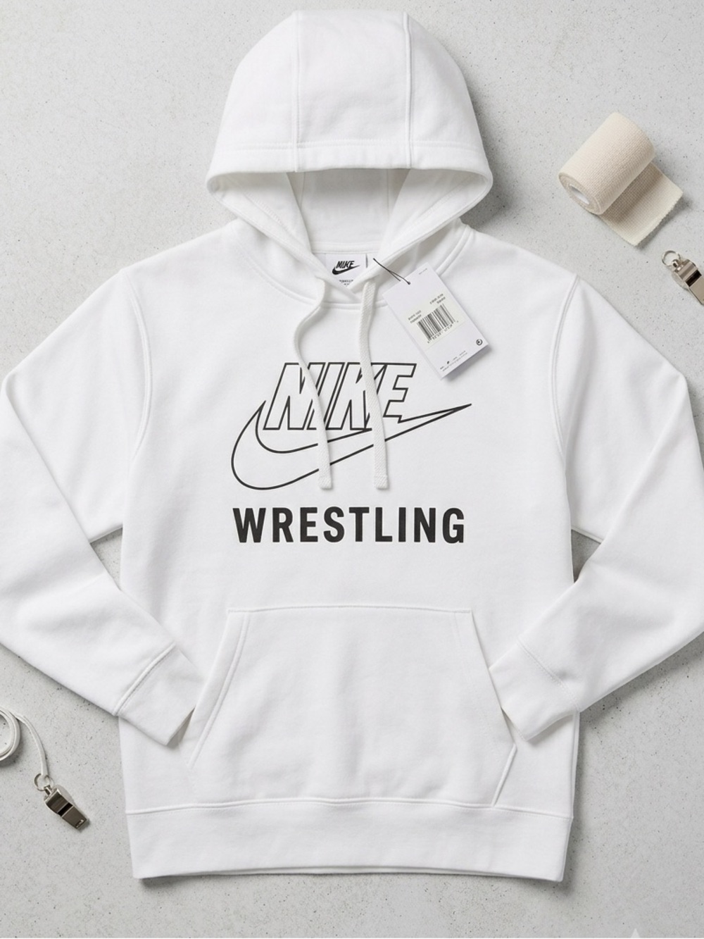 NWT Nike Women’s Wrestling Hoodie White Size M Back To School